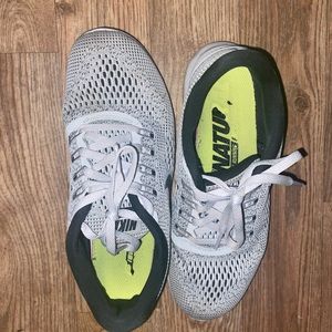 Grey Nike trainers